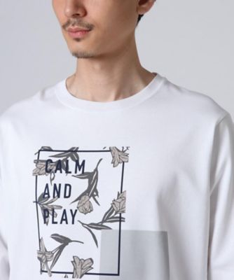 プリント長袖Tシャツ（2001691625） | TAKEO KIKUCHI (Men