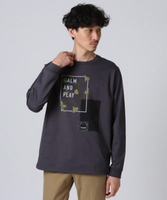 プリント長袖Tシャツ（2001691625） | TAKEO KIKUCHI (Men