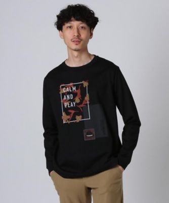 プリント長袖Tシャツ（2001691625） | TAKEO KIKUCHI (Men