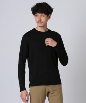 ＜TAKEO KIKUCHI (Men)＞ウォッシャブルウールカットソー（２００１６９４５２３）