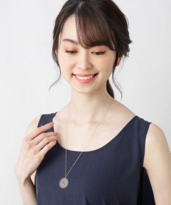 サークルモチーフ　透かしネックレス　大（２００１６９９６２４）