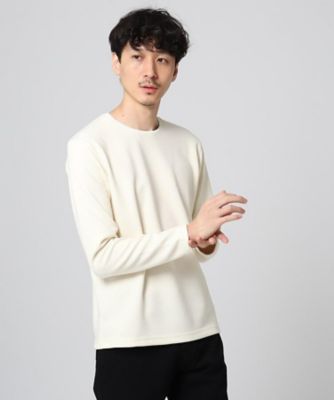 ＜TAKEO KIKUCHI (Men)＞ダブルフェイスカノコクルーネックカットソー（２００１７０３３５７）