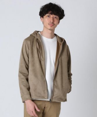 ＜TAKEO KIKUCHI (Men)＞スエードライクジップアップパーカー（２００１７０３３７２）