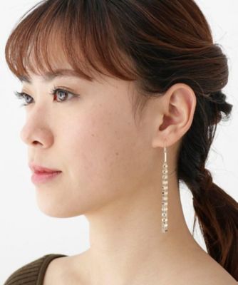 Ｋ１０フラワークロスタッセル　フックピアス（２００１７１３２３５）