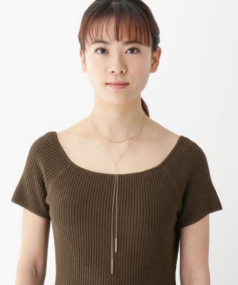 Ｋ１０ＭＶロング　ラリエット　ネックレス（２００１７１３２４１）