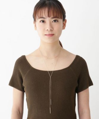 Ｋ１０ＭＶロング　ラリエット　ネックレス（２００１７１３２４１）