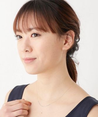 Ｋ１０ミラーカットビーズ　ネックレス（ＹＧ×ＷＧ）（２００１７１３２８１）