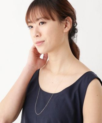 Ｋ１０ミラーカットビーズ　スライドネックレス（ＹＧ×ＷＧ）（２００１７１３２８５）