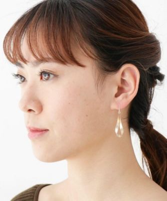 スターダストプレート　平板ひねりトラぺーズ　フックピアス（２００１７１３２９３）