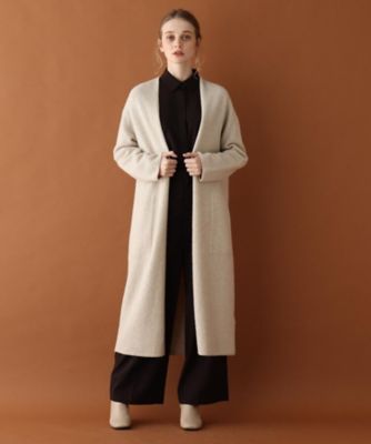 【ＣＬＡＳＳＹ．１月号／ＧＬＯＷ１２月号／Ｏｇｇｉ．ｊｐ／ＶＥＲＹ１２月号掲載】圧縮ロングカーディガン（２００１７１６２７３）