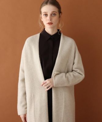【ＣＬＡＳＳＹ．１月号／ＧＬＯＷ１２月号／Ｏｇｇｉ．ｊｐ／ＶＥＲＹ１２月号掲載】圧縮ロングカーディガン（２００１７１６２７３）