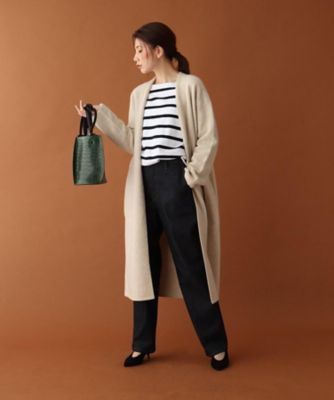 【ＣＬＡＳＳＹ．１月号／ＧＬＯＷ１２月号／Ｏｇｇｉ．ｊｐ／ＶＥＲＹ１２月号掲載】圧縮ロングカーディガン（２００１７１６２７３）