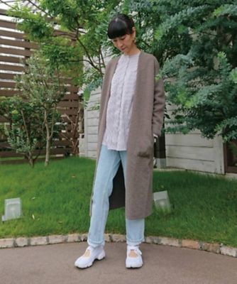 【ＣＬＡＳＳＹ．１月号／ＧＬＯＷ１２月号／Ｏｇｇｉ．ｊｐ／ＶＥＲＹ１２月号掲載】圧縮ロングカーディガン（２００１７１６２７３）