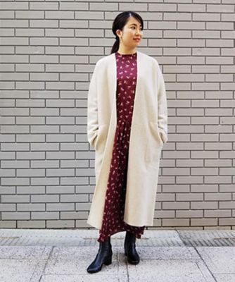 【ＣＬＡＳＳＹ．１月号／ＧＬＯＷ１２月号／Ｏｇｇｉ．ｊｐ／ＶＥＲＹ１２月号掲載】圧縮ロングカーディガン（２００１７１６２７３）