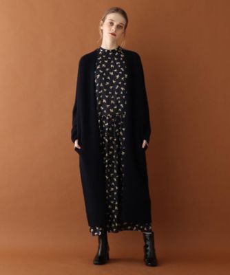 【ＣＬＡＳＳＹ．１月号／ＧＬＯＷ１２月号／Ｏｇｇｉ．ｊｐ／ＶＥＲＹ１２月号掲載】圧縮ロングカーディガン（２００１７１６２７３）