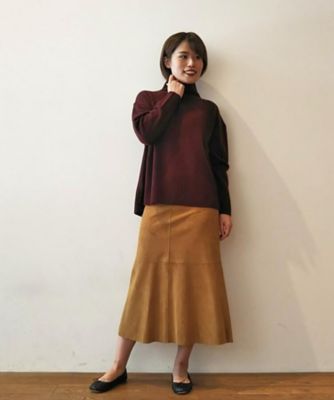 【ＳＴＯＲＹ１月号／ＣＬＡＳＳＹ．１２月号／Ｐｒｅｃｉｏｕｓ１１月号／Ｍａｒｉｓｏｌ１２月号掲載】ハイネックワイドプルオーバー（２００１７１