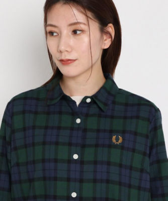 ｆｒｅｄ ｐｅｒｒｙ ブラックウォッチ シャツワンピース ２００１７１７０５０ 三越伊勢丹オンラインストア 公式