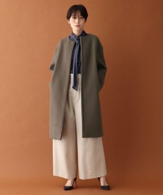 【ＣＬＡＳＳＹ．１２月号掲載】ノーカラーコート（２００１７１８４６２）