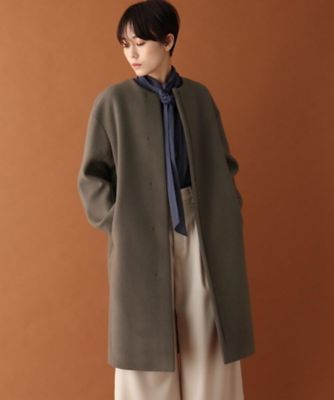 【ＣＬＡＳＳＹ．１２月号掲載】ノーカラーコート（２００１７１８４６２）