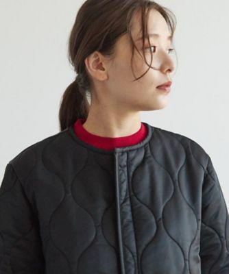 TRADITIONAL WEATHERWEARノーカラーキルティングコート　美品 中古・古着通販】Traditional Weatherwear (トラディショナルウェザー