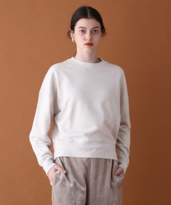 ＜DRESSTERIOR (Women)＞【ＣＬＡＳＳＹ．ＯＮＬＩＮＥ／ＣＬＡＳＳＹ．１月号／ＶＥＲＹ１２月号掲載】【洗える】プレスコットンクルーネックスウェット（２００１７３２１９