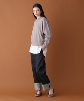 【ＣＬＡＳＳＹ．ＯＮＬＩＮＥ／ＣＬＡＳＳＹ．１月号／ＶＥＲＹ１２月号掲載】【洗える】プレスコットンクルーネックスウェット（２００１７３２１９