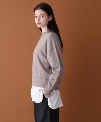 【ＣＬＡＳＳＹ．ＯＮＬＩＮＥ／ＣＬＡＳＳＹ．１月号／ＶＥＲＹ１２月号掲載】【洗える】プレスコットンクルーネックスウェット（２００１７３２１９