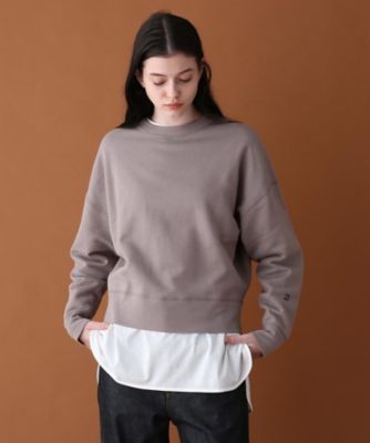 【ＣＬＡＳＳＹ．ＯＮＬＩＮＥ／ＣＬＡＳＳＹ．１月号／ＶＥＲＹ１２月号掲載】【洗える】プレスコットンクルーネックスウェット（２００１７３２１９