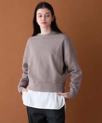 【ＣＬＡＳＳＹ．ＯＮＬＩＮＥ／ＣＬＡＳＳＹ．１月号／ＶＥＲＹ１２月号掲載】【洗える】プレスコットンクルーネックスウェット（２００１７３２１９