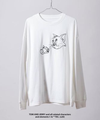 ｗｅｂ限定 トムとジェリー刺繍ｔシャツ 長袖 ２００１７３４０１７ 三越伊勢丹オンラインストア 公式