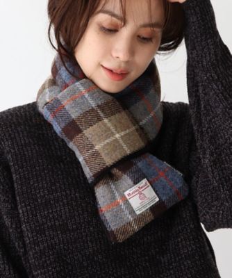 ｈａｒｒｉｓ ｔｗｅｅｄ ハリス ツィード 差し込み ボアマフラー ２００１７３５０４４ 三越伊勢丹オンラインストア 公式
