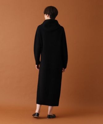 【Ｏｇｇｉ２月号／Ｏｇｇｉ．ｊｐ／ＶＥＲＹ１２月号掲載】ウールカシミヤ　フード付きニットワンピース（２００１７３７６７０）