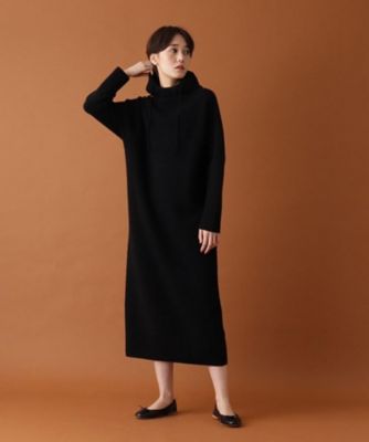【Ｏｇｇｉ２月号／Ｏｇｇｉ．ｊｐ／ＶＥＲＹ１２月号掲載】ウールカシミヤ　フード付きニットワンピース（２００１７３７６７０）
