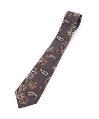 ＜TAKEO KIKUCHI (Men)＞グレンチェックペイズリーネクタイ（２００１７３９３８５）