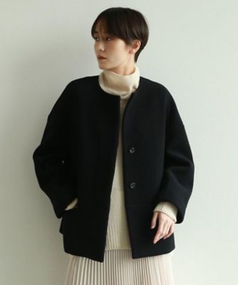 ＜DRESSTERIOR (Women)＞クルーネックショートコート（２００１７４２４４６）