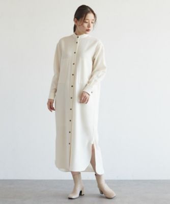 LEE11月号／FUDGE12月号掲載】バンドカラーシャツ