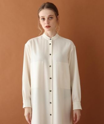 LEE11月号／FUDGE12月号掲載】バンドカラーシャツ