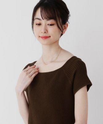 Ｋ１０縄目チェーンリンク　ステーションネックレス（２００１７４５５６９）