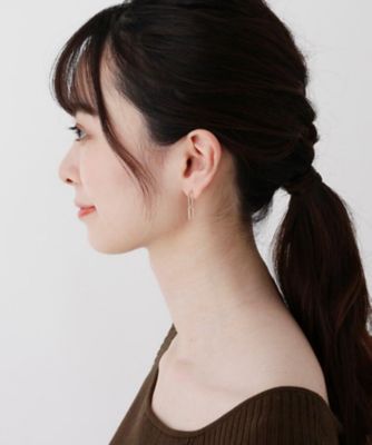 縄目チェーンリンク　スタッドピアス（２００１７４５５７０）