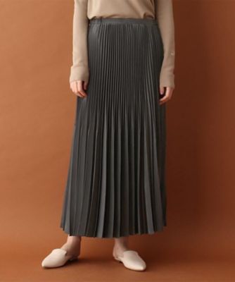 【ＢＡＩＬＡ１月号／ＳＴＯＲＹ１月号／ＣＬＡＳＳＹ．１２月号掲載】サテンプリーツスカート（２００１７５９７８１）