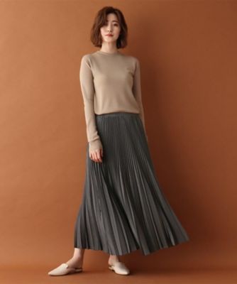 【ＢＡＩＬＡ１月号／ＳＴＯＲＹ１月号／ＣＬＡＳＳＹ．１２月号掲載】サテンプリーツスカート（２００１７５９７８１）