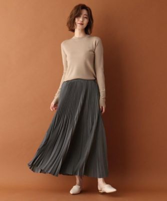 【ＢＡＩＬＡ１月号／ＳＴＯＲＹ１月号／ＣＬＡＳＳＹ．１２月号掲載】サテンプリーツスカート（２００１７５９７８１）