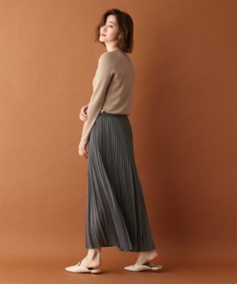 【ＢＡＩＬＡ１月号／ＳＴＯＲＹ１月号／ＣＬＡＳＳＹ．１２月号掲載】サテンプリーツスカート（２００１７５９７８１）