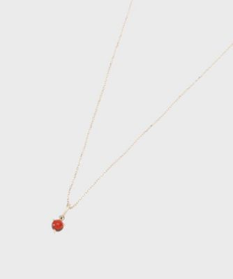 COCOSHNIK (Women)/ココシュニック 【WEB限定】K10スピリチュアルストーン(ガーネット)ネックレス(2001760925)