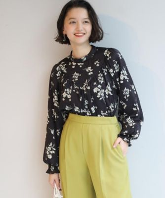 ｗｅｂ 一部店舗限定 ｓｕｐｒｅｍｅ ｌａ ｌａ ランダムフラワーｖ切替ブラウス ２００１７６４４８１ 三越伊勢丹オンラインストア 公式