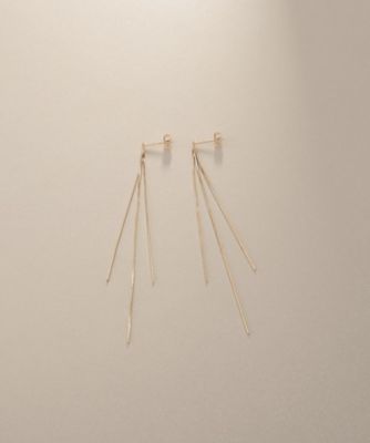 Ｋ１０コンパクトチェーン　フリンジ　スタッドピアス（２００１７６６８２９）