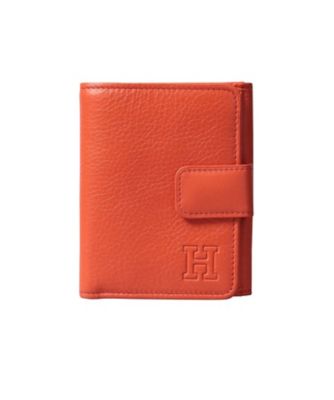 ヒロフ 長財布 センプレ オレンジ 朱色 赤 レザー 本革 L字ファスナー ヒロフ 長財布 センプレ オレンジ 朱色 赤 レザー 本革 L字ファスナー