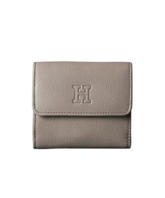 本日最終✩.*HIROFUセンプレ本革小ロゴ二つ折り財布 定価税込49,500円 センプレ】二つ折り財布 レザー ウォレット 本革（商品番号：P25