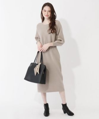 ｓ ｌｌ 袖フェイクパールドルマンニットワンピース ２００１７８１８７０ 三越伊勢丹オンラインストア 公式