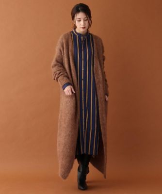 TICCA（ティッカ）ノーカラーシャツワンピース
